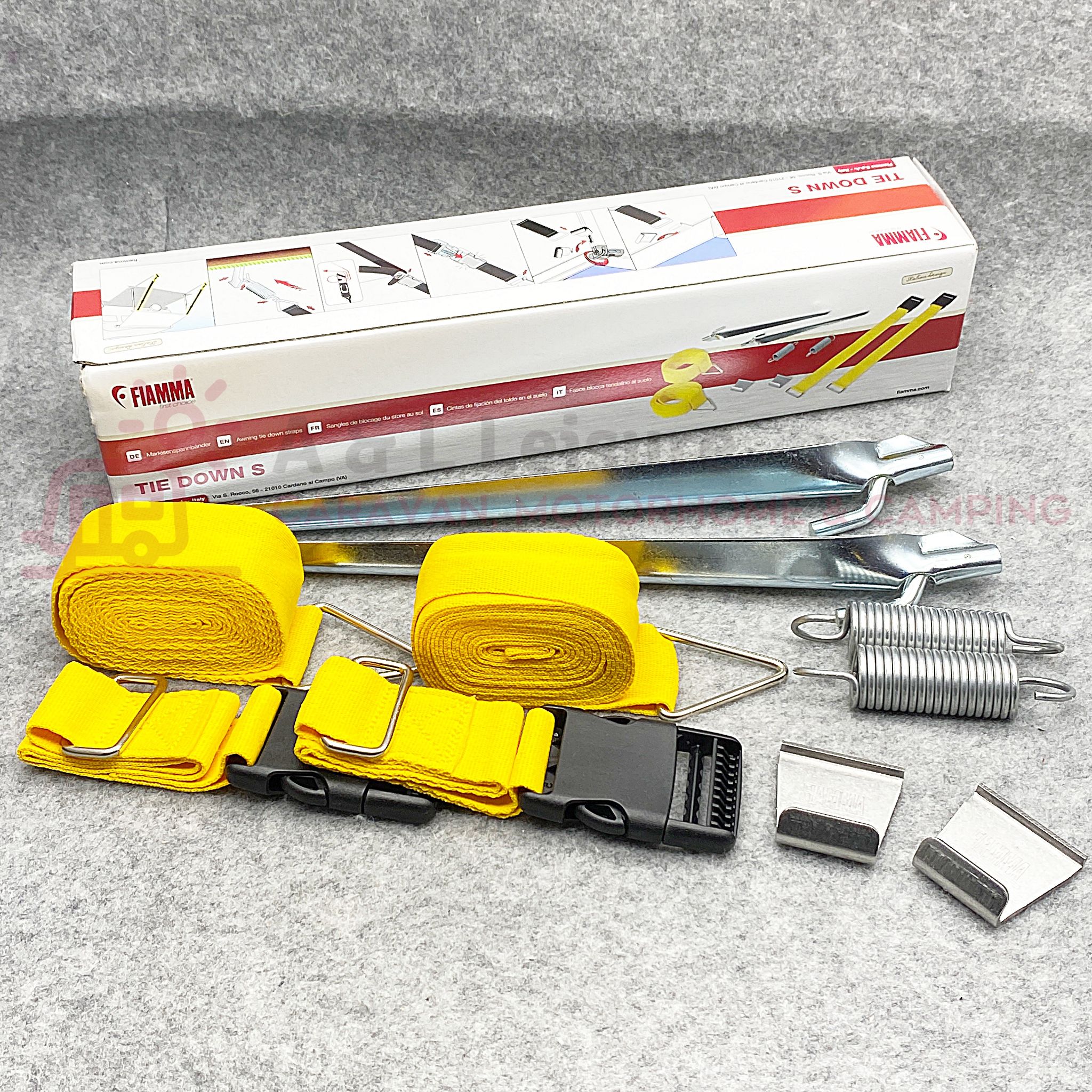 FIAMMA Canopy Tie Down Kit S - YELLOW